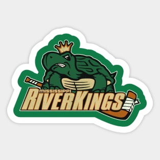 Defunct Mississippi Riverkings Hockey Team Sticker